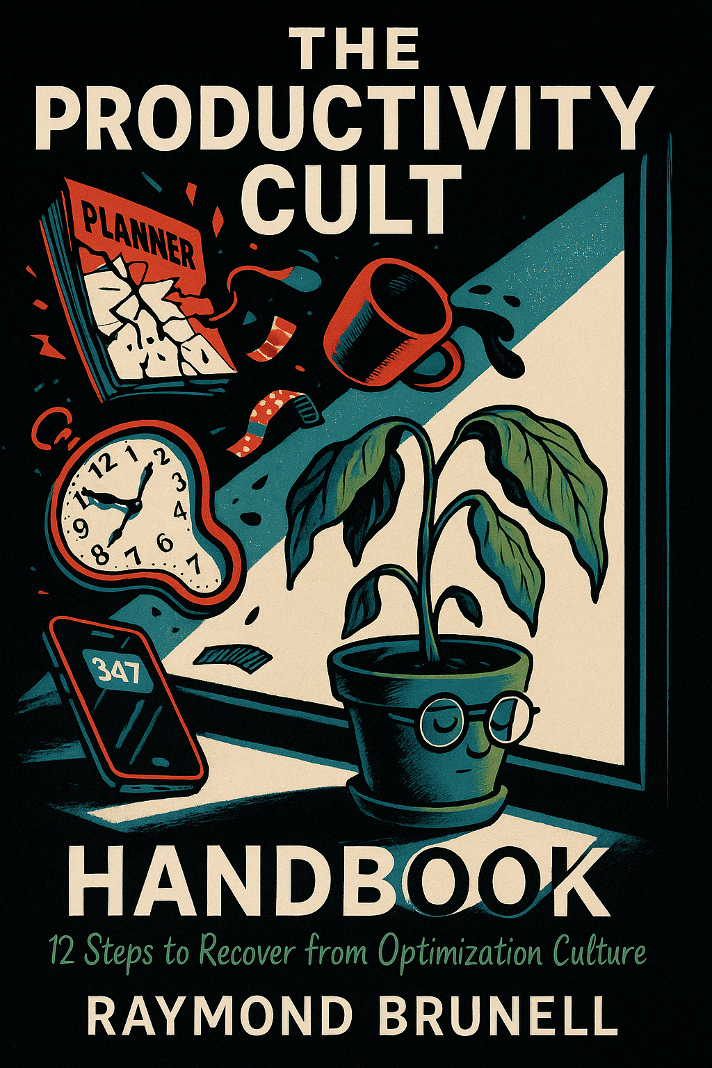 The Productivity Cult Handbook by Raymond Brunell — book cover